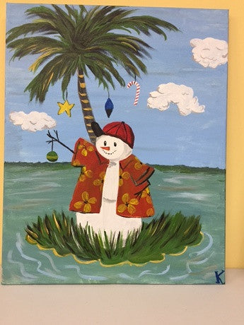 November 16, 2023 "Snowman Island" Paint Party at Ballwin Golf Course and Events