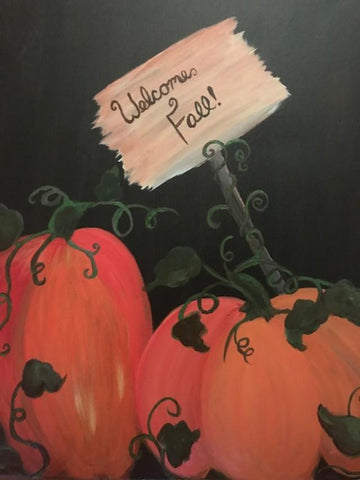 October 29, 2025 6-8 PM "Welcome Fall"Public Wine & Paint Class at Chesterfield Recreation Center