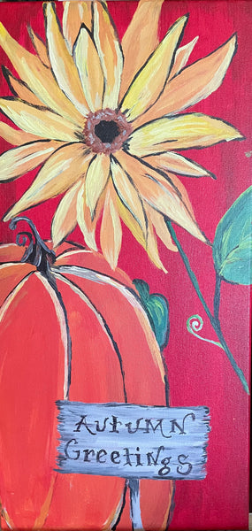 New Fall Paintings !! Public Wine & Paint Class in St. Louis