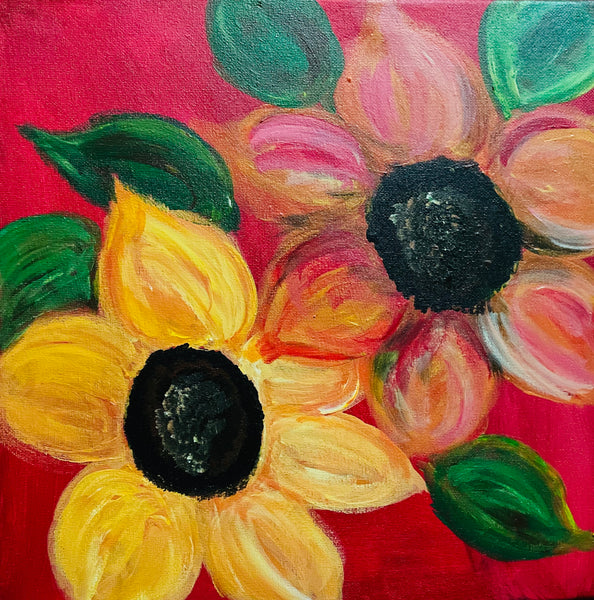 New Fall Paintings !! Public Wine & Paint Class in St. Louis