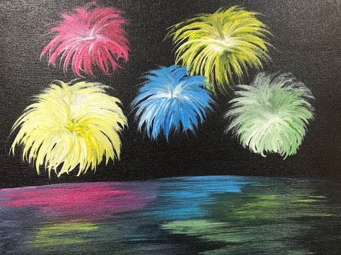 "Fireworks" Public Kids Paint Class in St. Louis