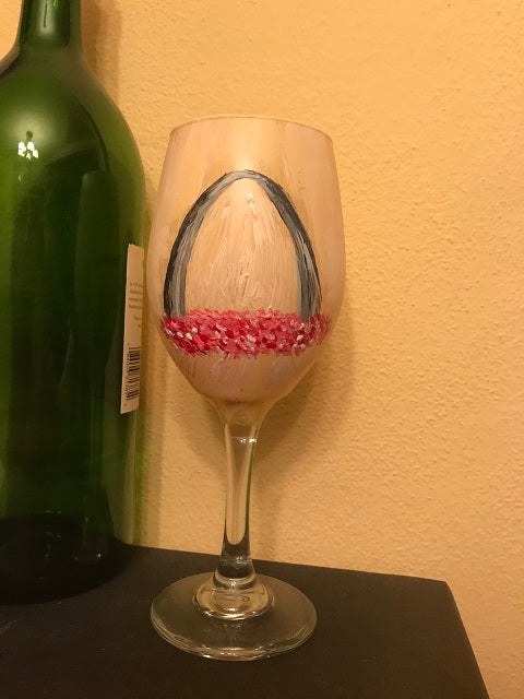 "Painted Wine Glasses" Public Wine & Paint Class in St. Louis / Maryland Heights