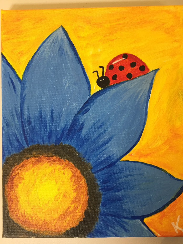 "Ladybug" Public Adult Paint Class in St. Louis