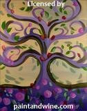 "Tree of Life" Public Wine & Paint Class in St. Louis
